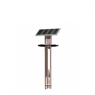 easy working cool white solar security light